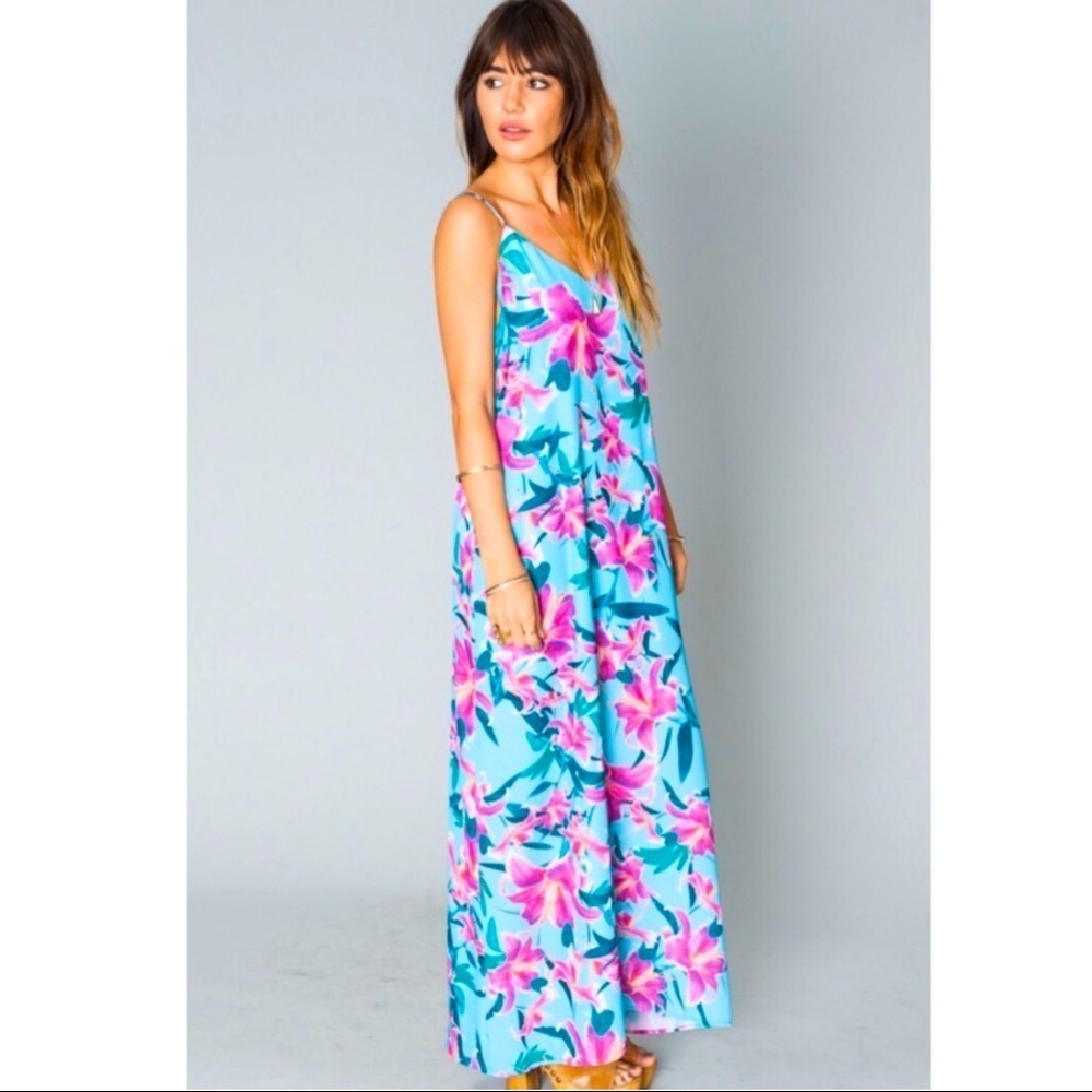 Show Me Your Mumu Montecito Sea Lillies maxi dress - Picture 2 of 10